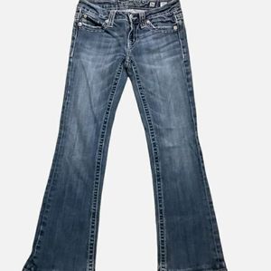 Miss Me Jeans Size 26 Rhinestones Medium Wash Bootcut